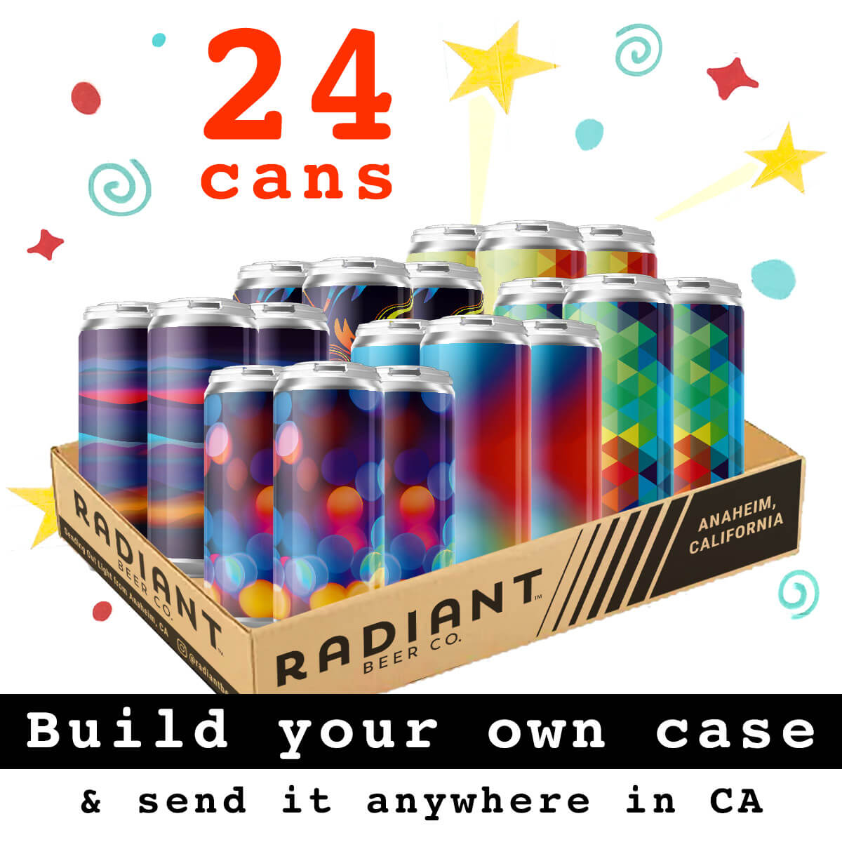 radiant beer build your own beer case ship anywhere in california