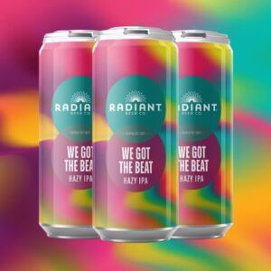 We got the beat hazy ipa cans